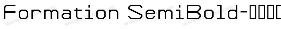 Formation SemiBold字体转换